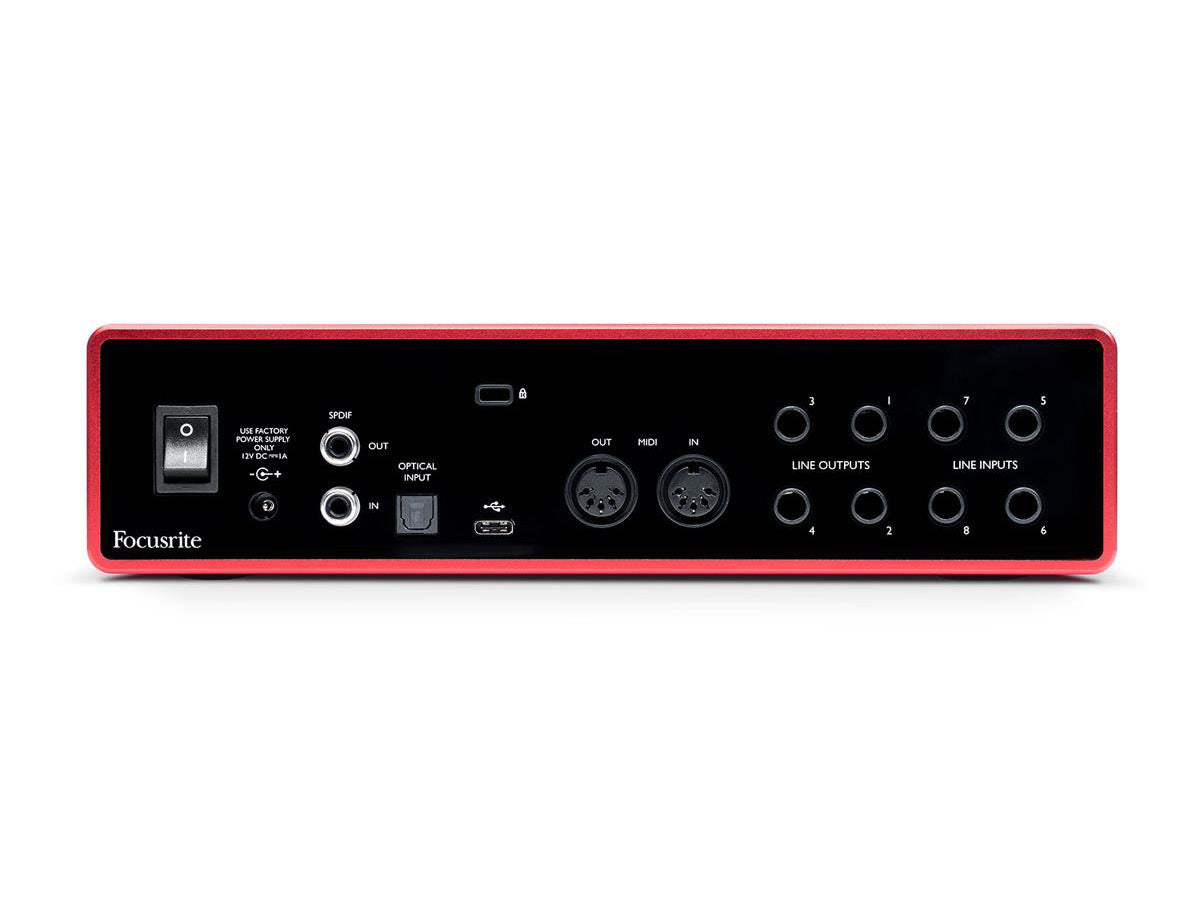 Focusrite Scarlett 18i8 Gen3 | USB-lydkort, 18 inn/8 ut