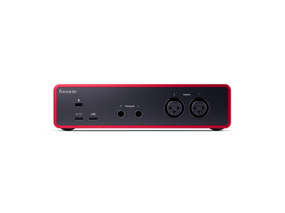 Focusrite Scarlett 2i2 Gen4 | USB-lydkort, 2 inn/2 ut