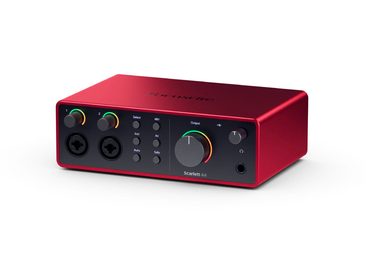 Focusrite Scarlett 4i4 Gen4 | USB-lydkort, 4 inn/4 ut