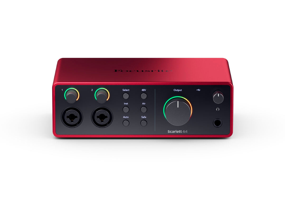 Focusrite Scarlett 4i4 Gen4 | USB-lydkort, 4 inn/4 ut