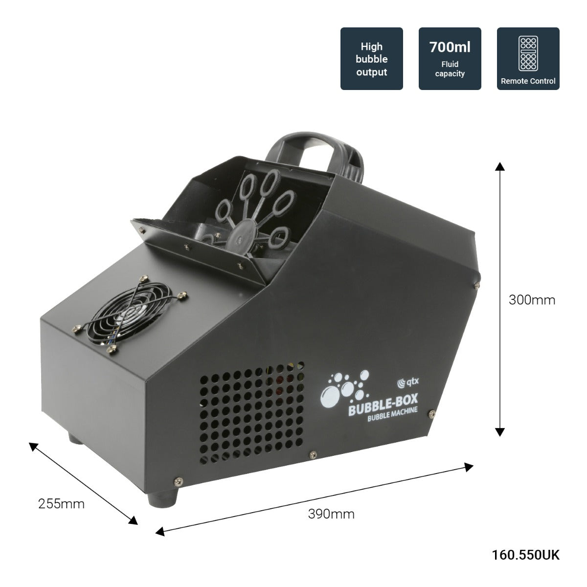 QTX Bubble Box Bubble Machine