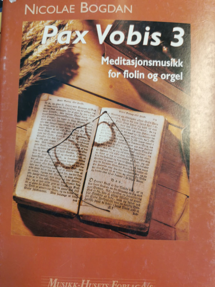 Pax Vobis 3 Meditasjonsmusikk for Fiolin og Orgel (b-finnish)