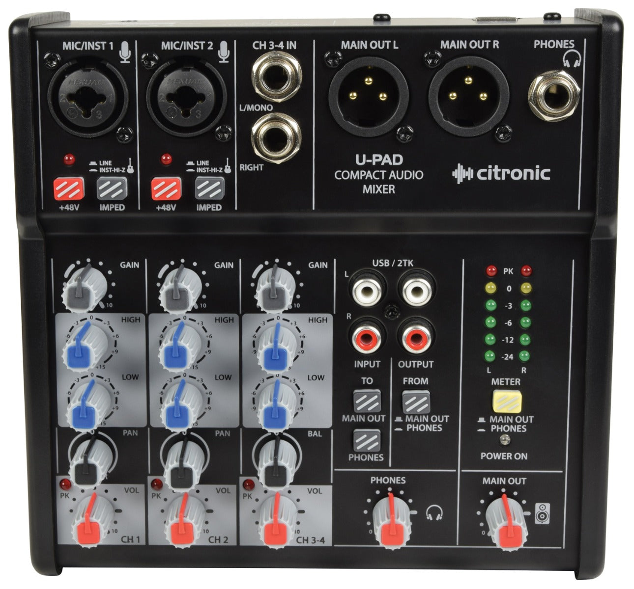 U-PAD Compact Mixer with USB Interface