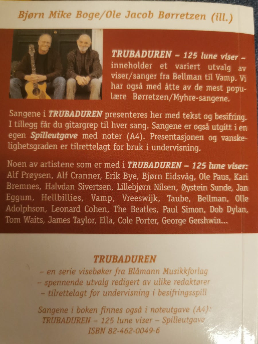 TRUBADUREN - 125 lune viser