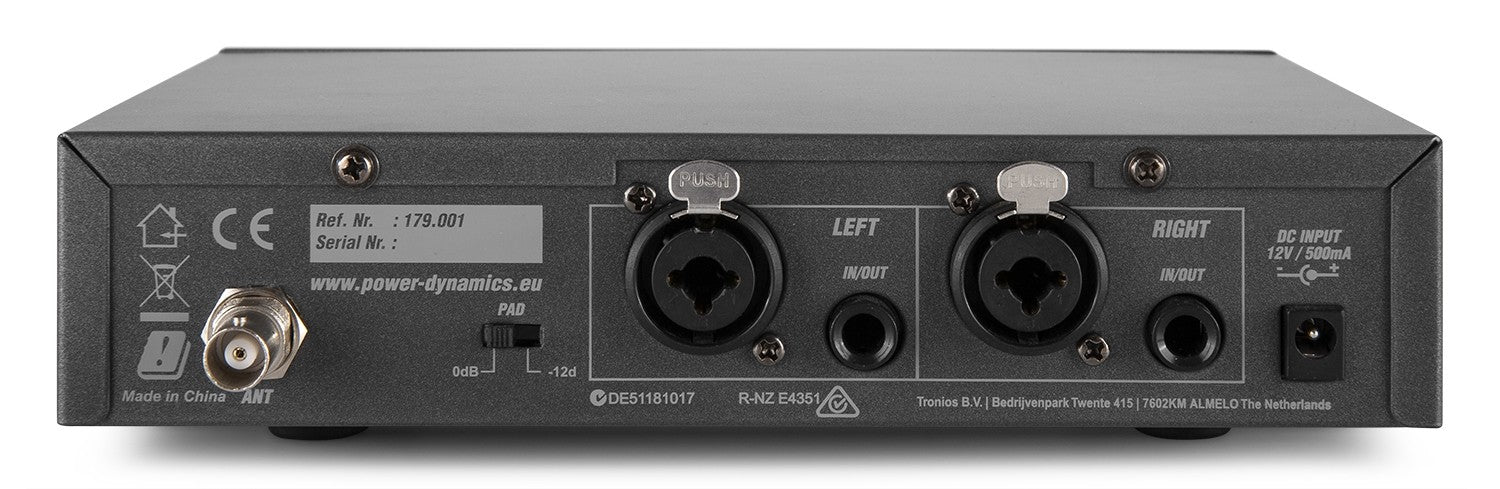 PD800 IN EAR MONITORING SYSTEM UHF