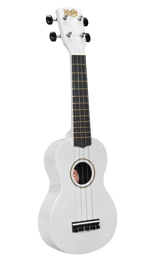 Korala sopran ukulele Hvit