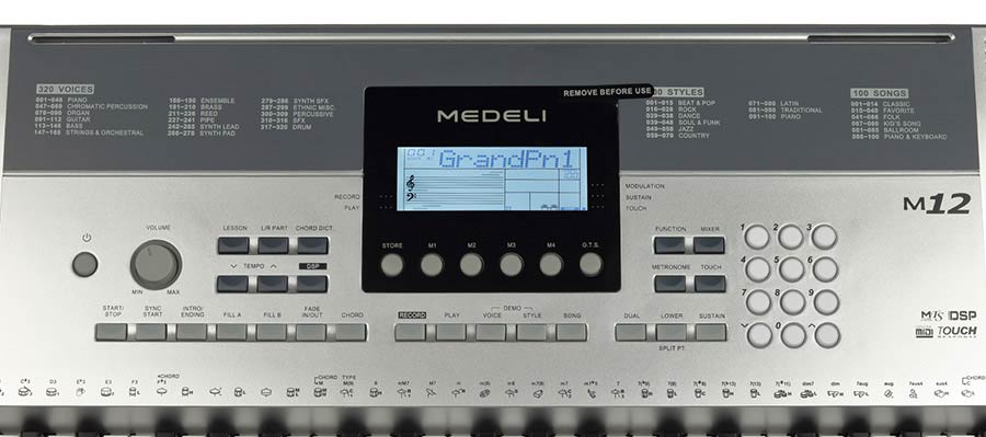 Medeli M12 Millenium Series keyboard