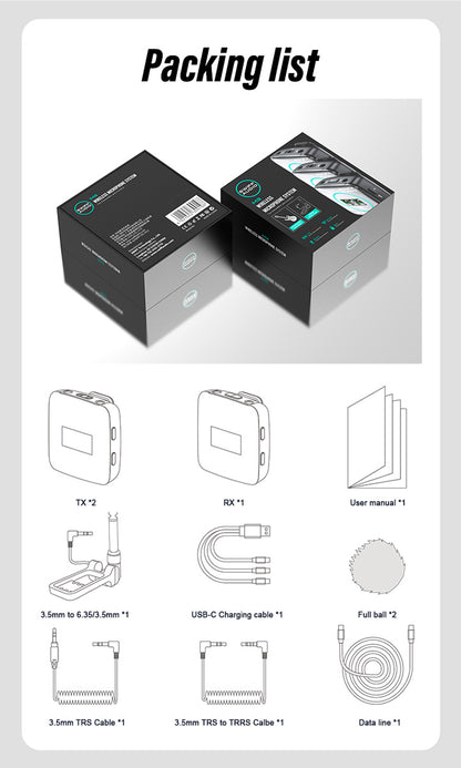 SWIFF AUDIO M3 PRO TRÅDLØST MIKROFONSYSTEM