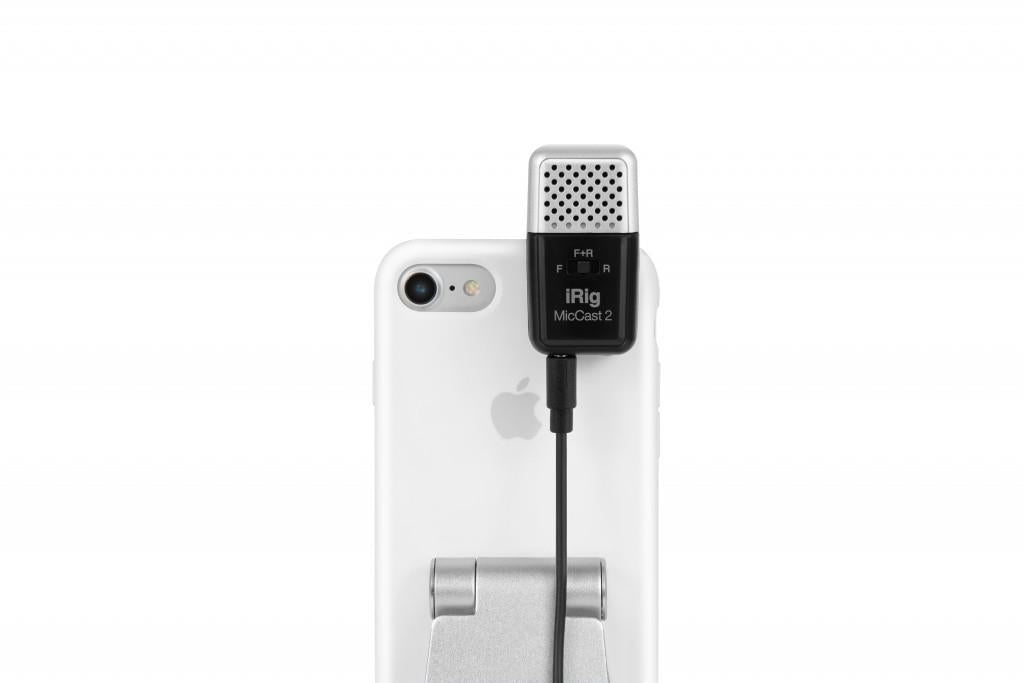 IK Multimedia IRIG MIC CAST 2 Voice recording microphone for iPhone, iPad and Android