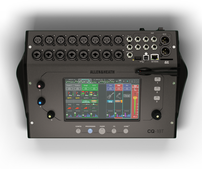 A&amp;H CQ18T ultra-compact digital mixer with WiFi