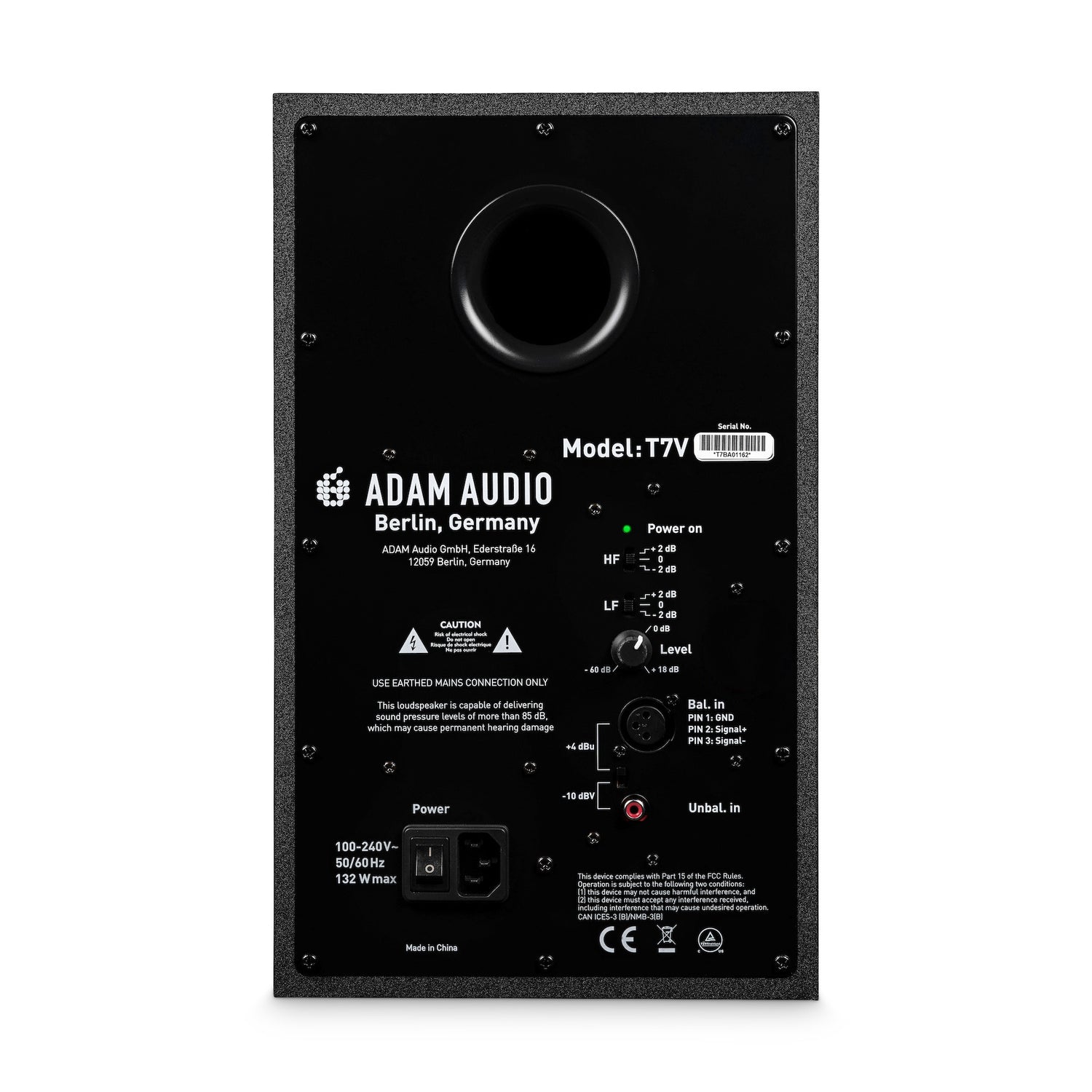 Adam Audio T7V Nearfield Monitor, 2-way, 7 inch woofer