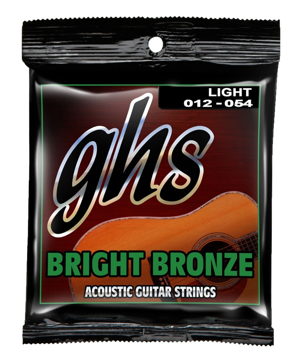 GHS BB30L AC GUITAR. BRIGHT BRONZE. LT. 012-BB54. Strengesett til akustisk gitar.