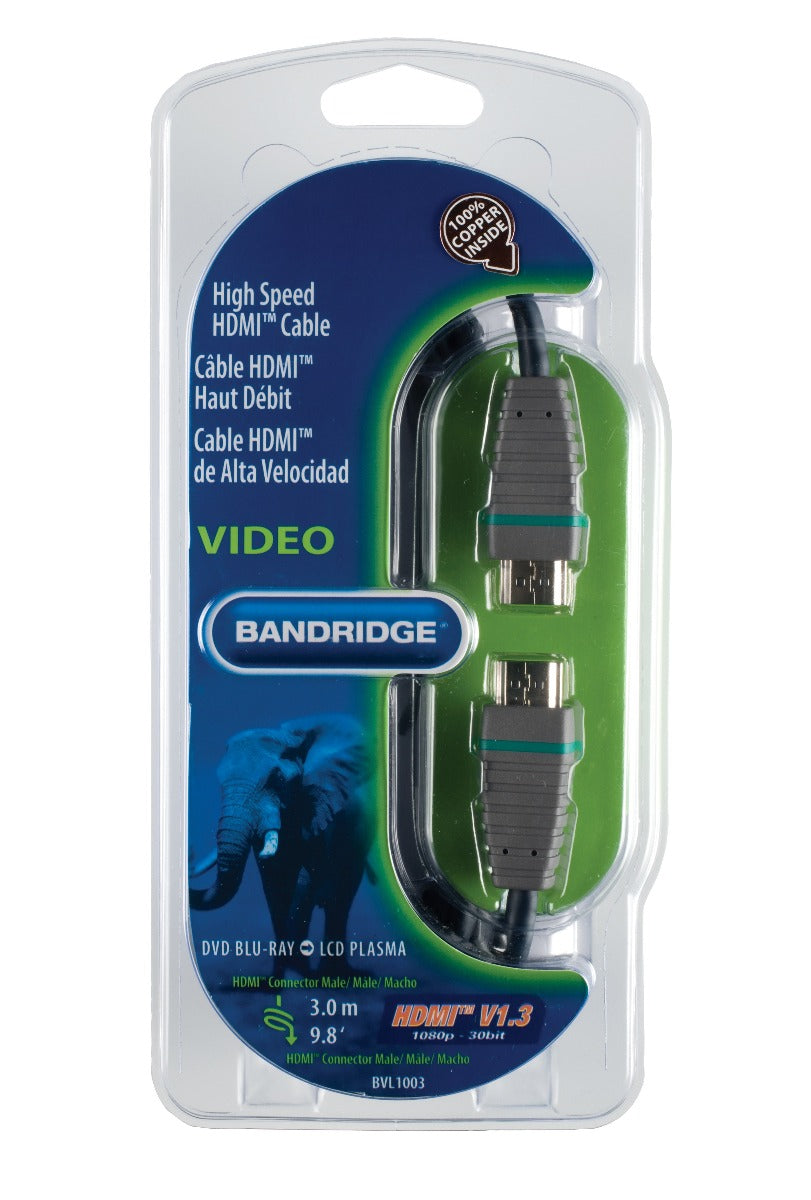 Bandridge High Speed HDMI®-kabel 3m