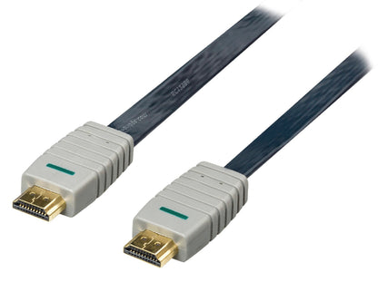 High Speed HDMI-Kabel med Ethernet Flat HDMI Kontakt - HDMI Kontakt 7.50 m