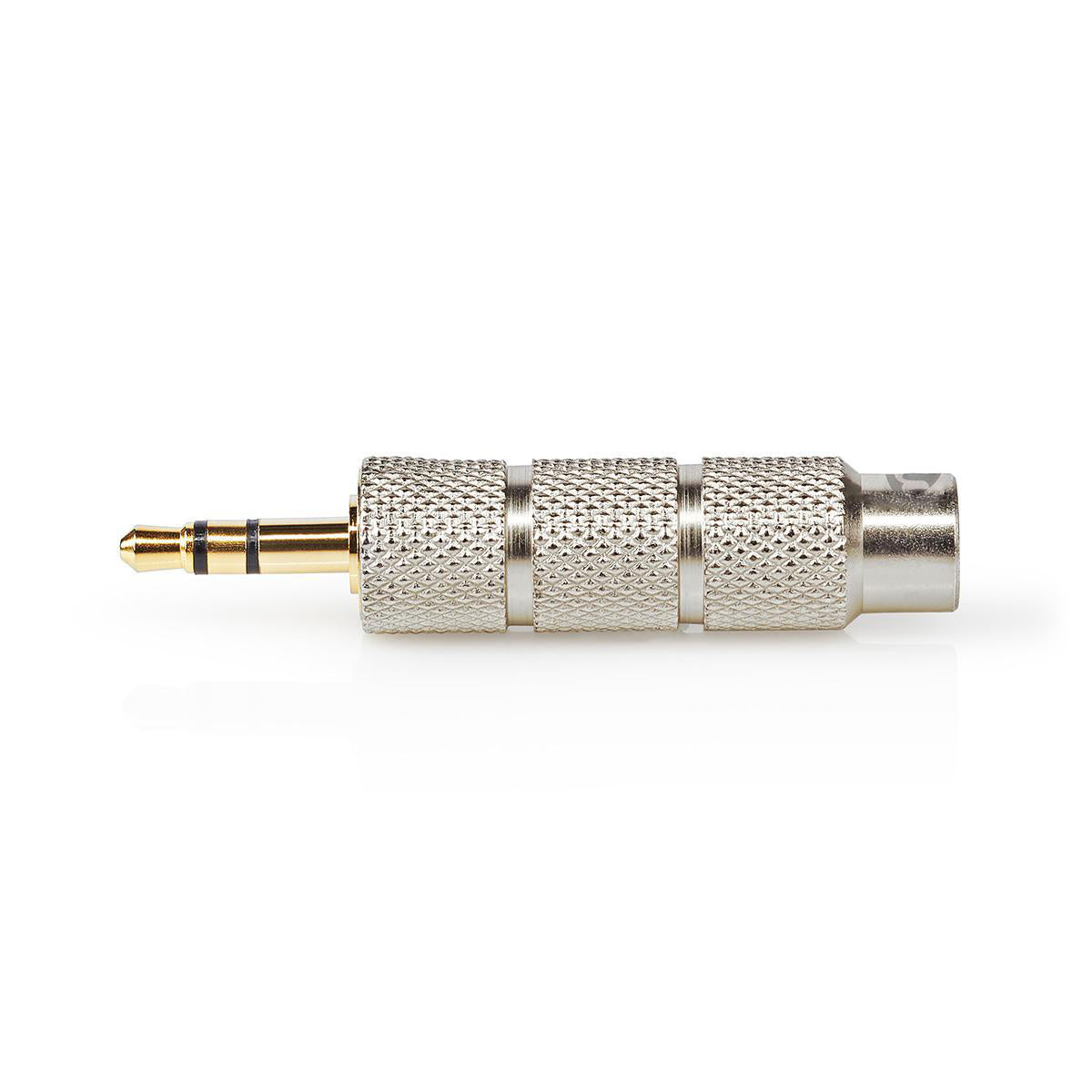 Stereo Audio Adapter 3.5 mm Han - 6.35 mm Hun