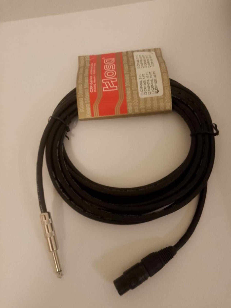 Mikrofon kabel, Neutrik XLR - TS, 7,5m