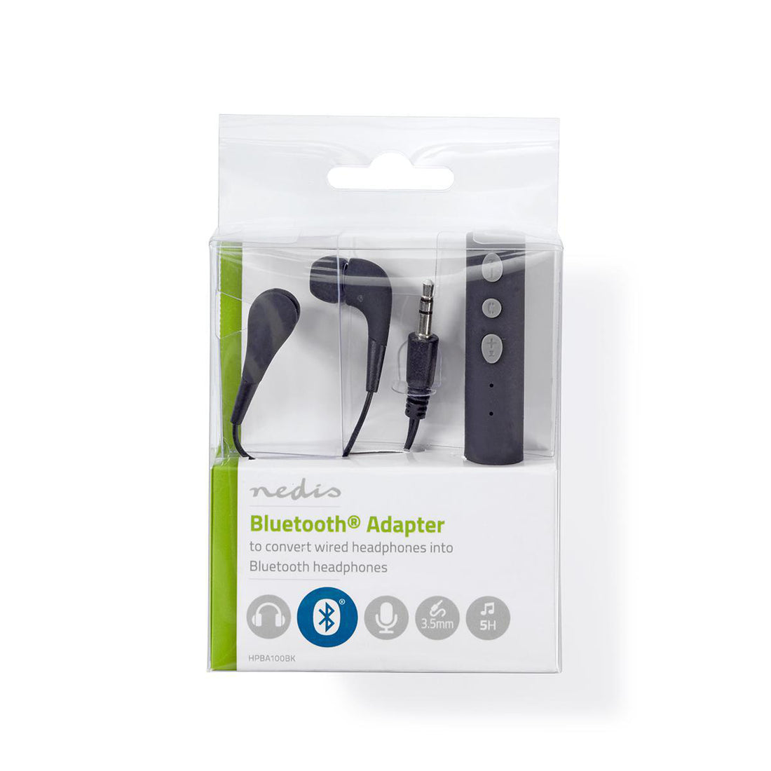 Bluetooth Hodetelefonadapter med Innebygd mikrofon