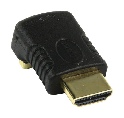 Adapter HDMI han - 90° hun