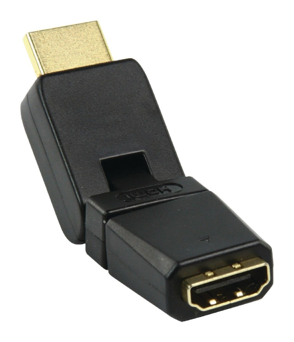 Adapter HDMI male - HDMI female swivel + rotate