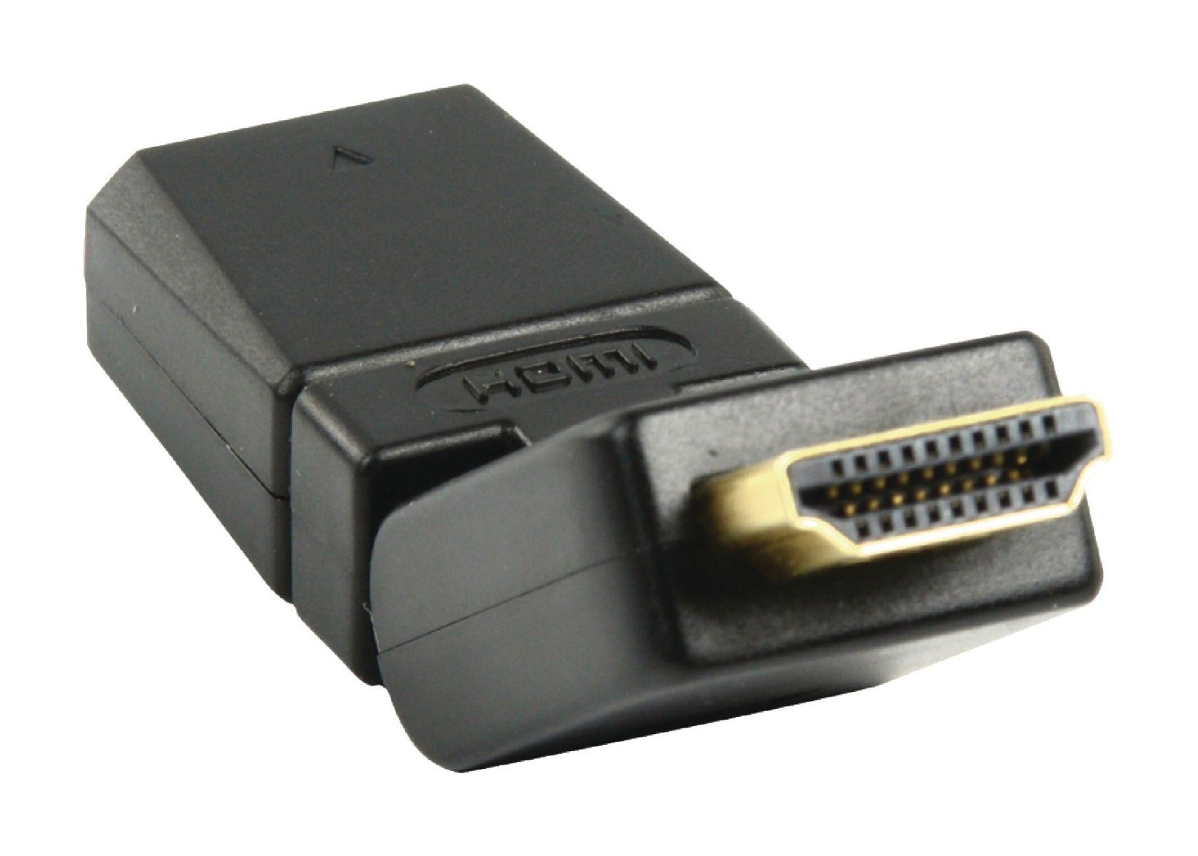 Adapter HDMI male - HDMI female swivel + rotate