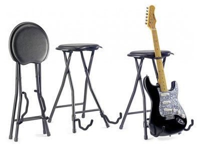 MUSIKERSTOL MED GITARSTATIV