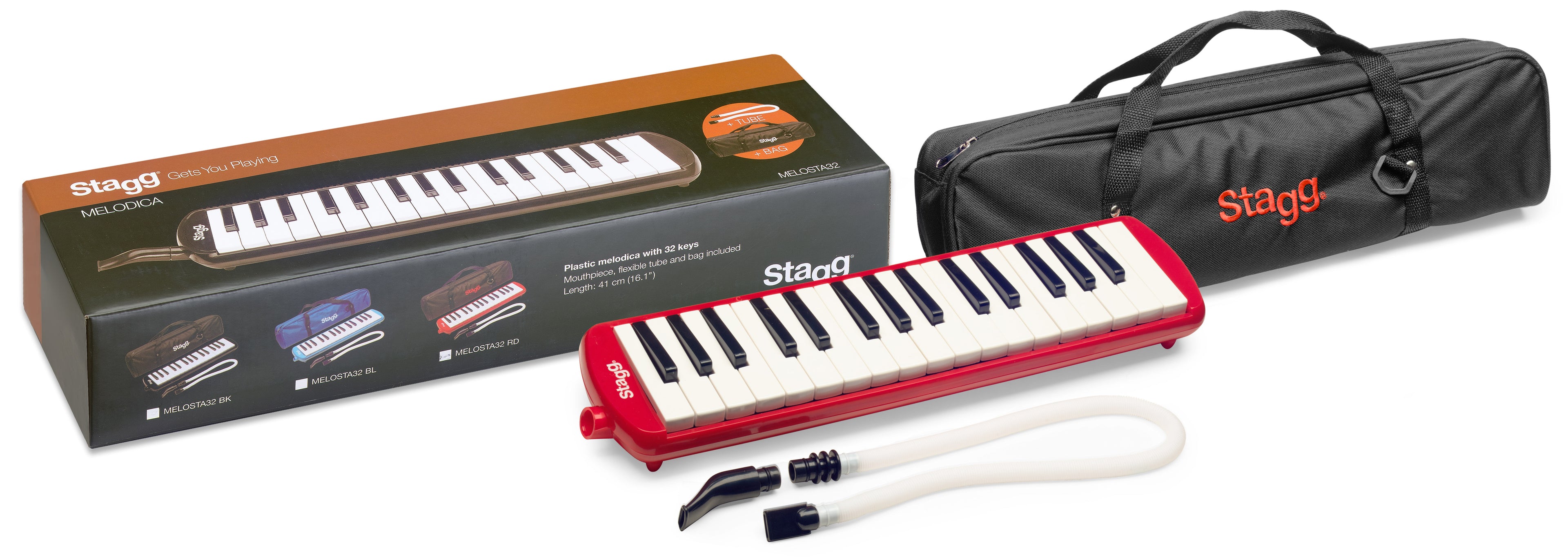 Stagg Melosta 32RD melodica rød