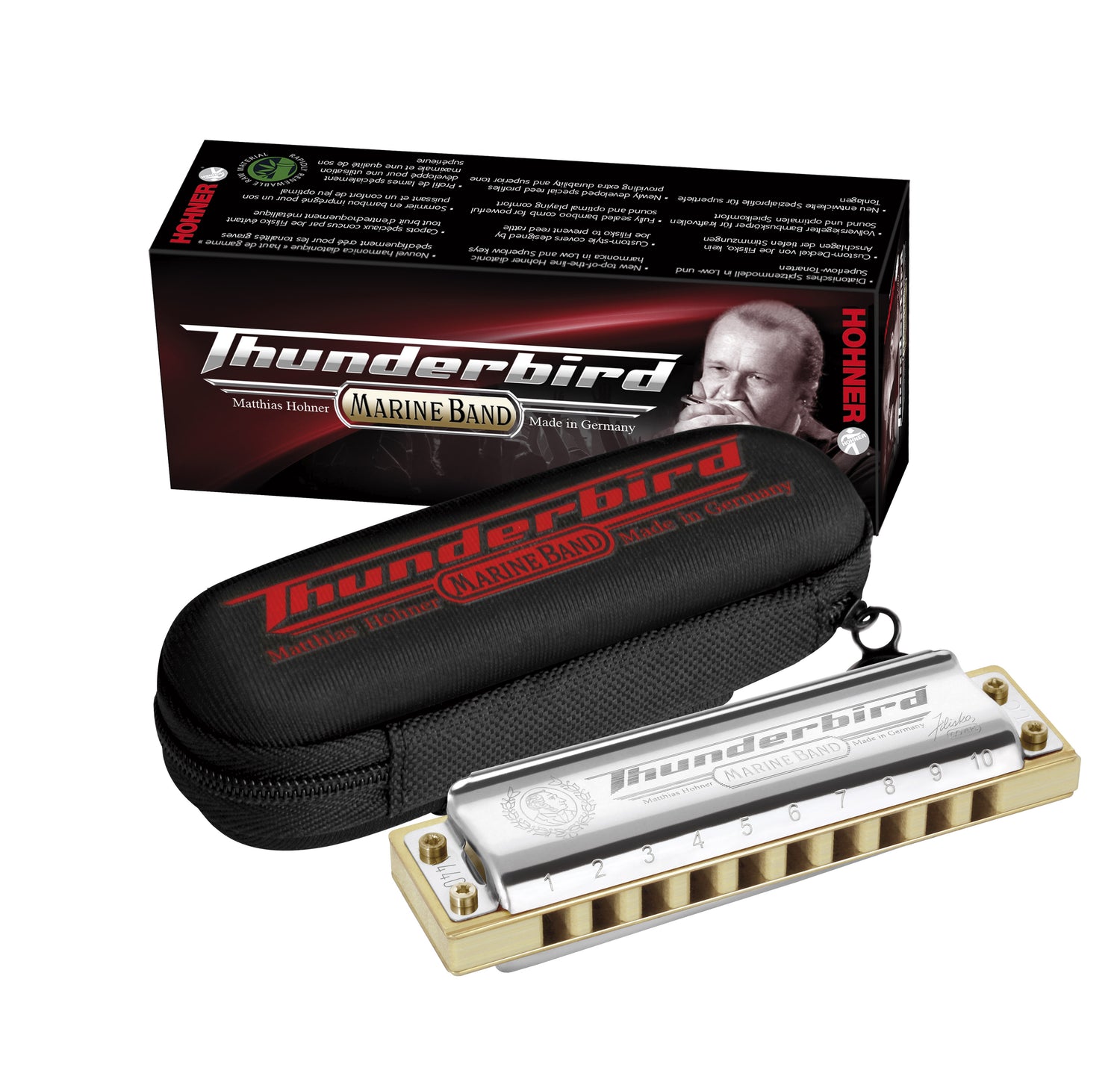 HOHNER Marine Band Thunderbird D-major, low octave