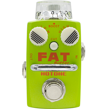 HOTONE SKYLINE STOMPBOX FAT SBF-1 Single Footswitch Analog Buffer/Boost Pedal  Effektpedal