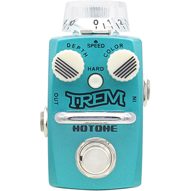 HOTONE SKYLINE STOMPBOX TREM STR-1 Single Footswitch Analog Tremolo Pedal Effektpedal