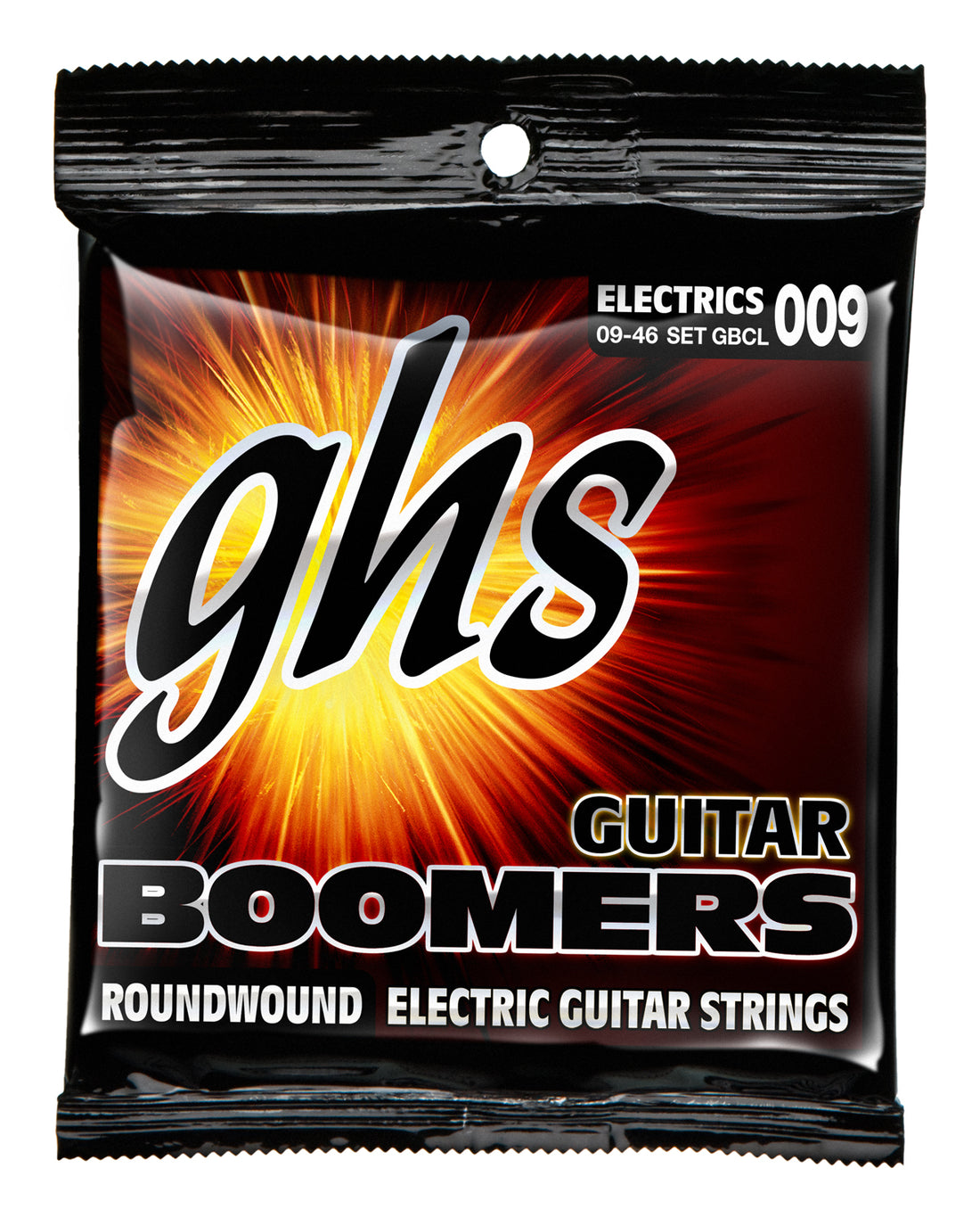 GHS GBCL EL GUITAR. BOOMERS. CUSTOM LIGHT. 009-DY46. Strengesett til elektrisk gitar.