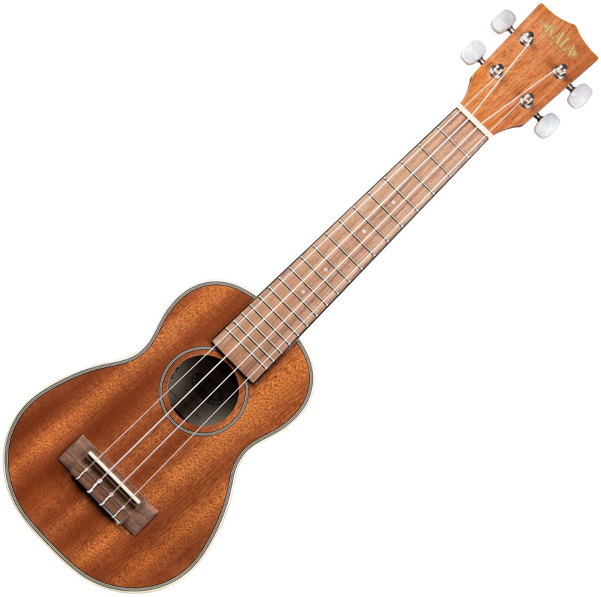 KA-SLNG. Mahogany Soprano Long Neck Gloss Ukulele w/Bag