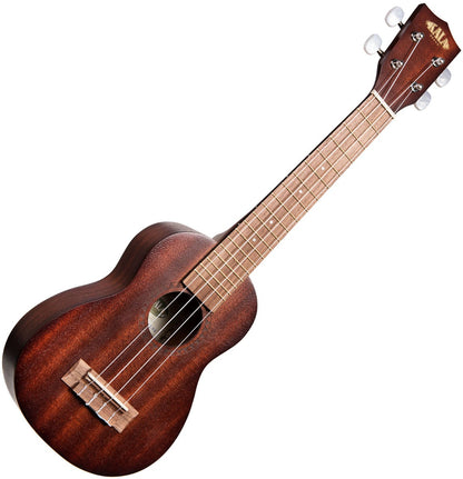 KA-15SLNG. Satin Mahogany Soprano Long Neck Ukulele w/Bag