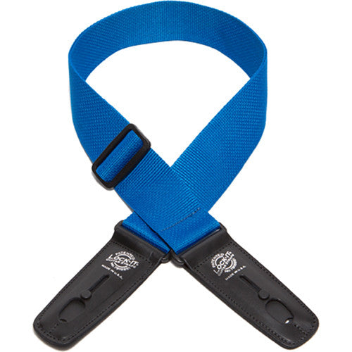 Lock-It Straps 2″ Pacific Blue Poly – Black Ends