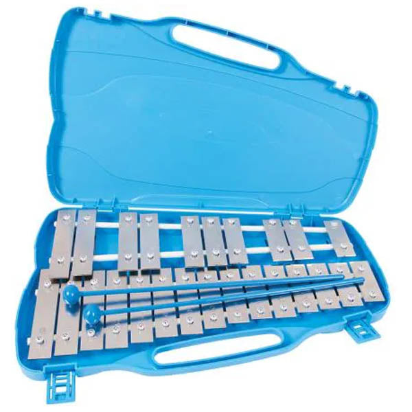 PP World Glockenspiel 25 notes (G5-G7) – Silver Keys