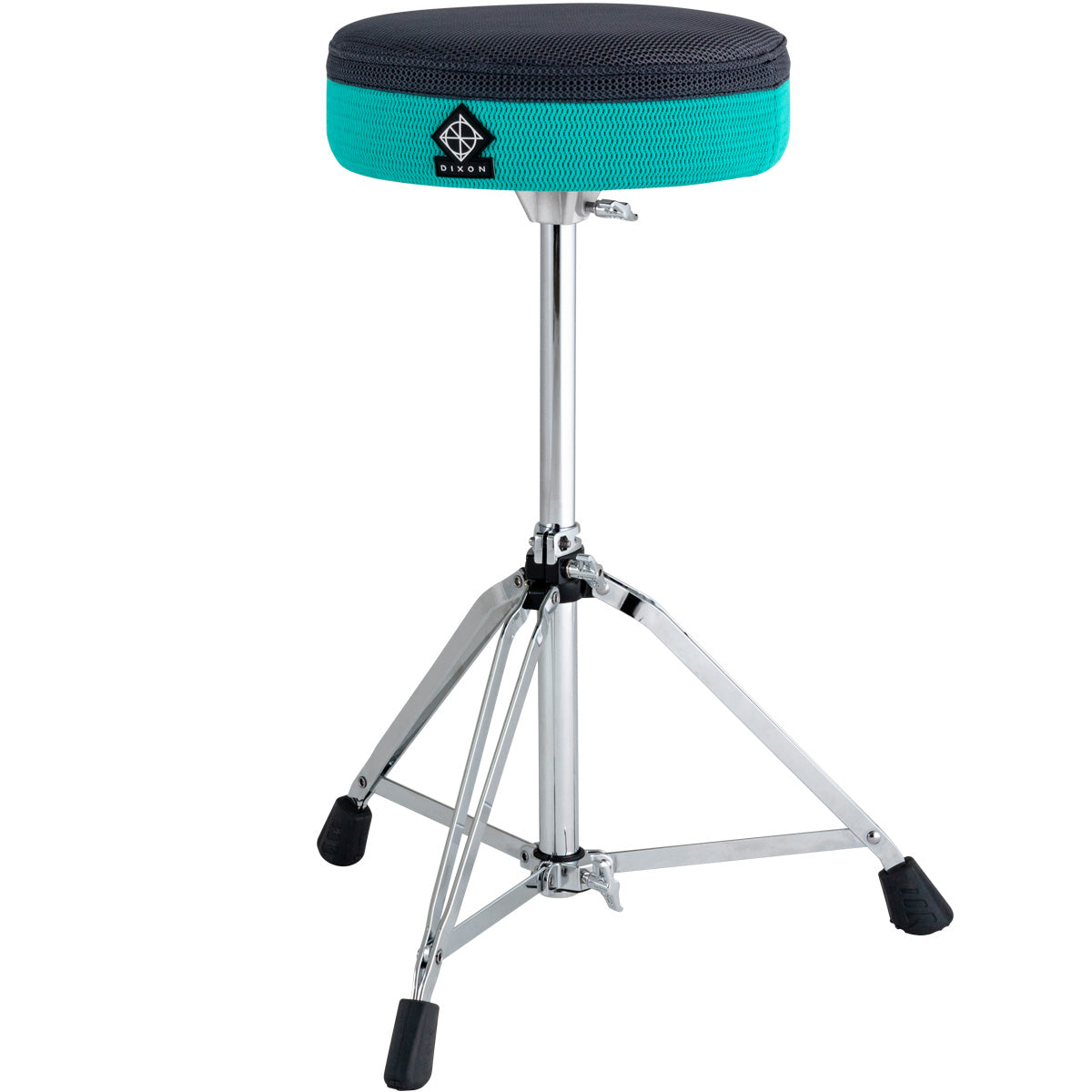 Dixon PSN-805 Drum Throne round Black Teal Seat