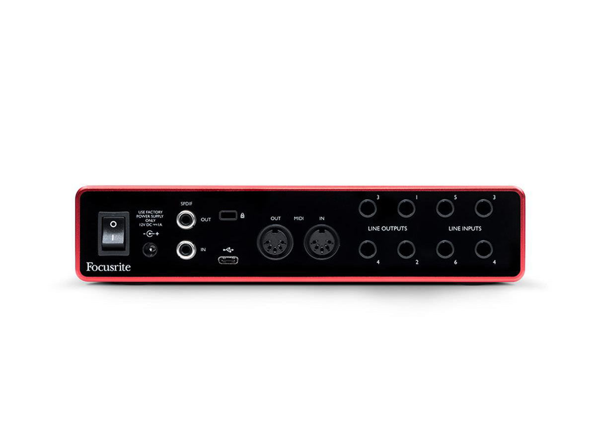 Focusrite Scarlett 8i6 Gen3 | USB-lydkort, 8 inn/6 ut