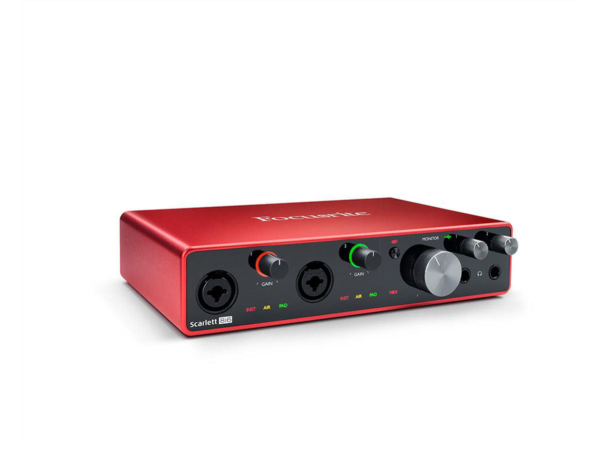 Focusrite Scarlett 8i6 Gen3 | USB-lydkort, 8 inn/6 ut