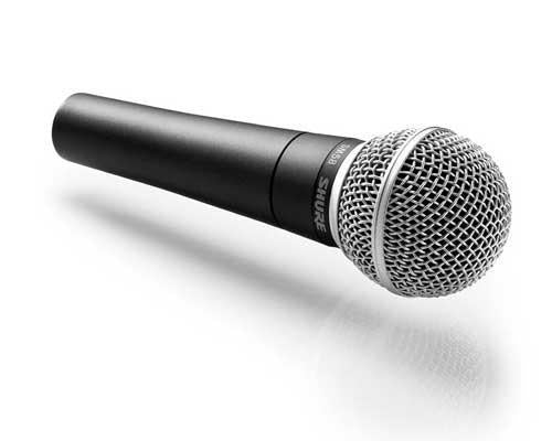 Shure SM58-LCE Microphone Dynamic Cardioid, Vocal