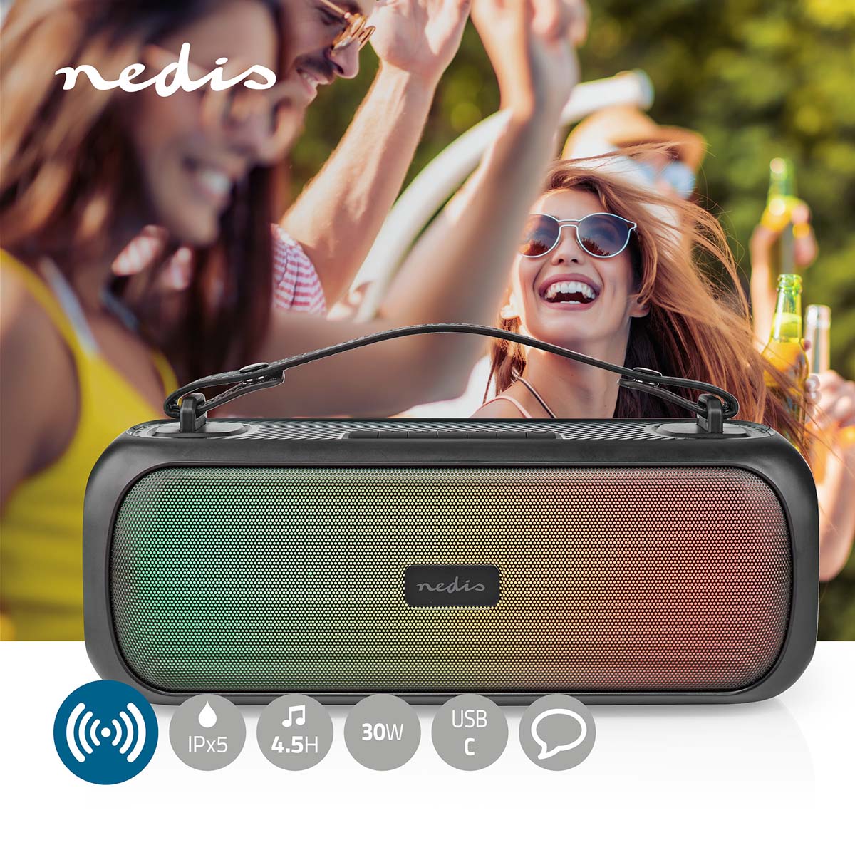 Bluetooth Party Boombox