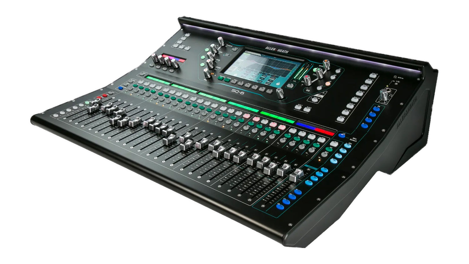 ALLEN &amp; HEATH SQ-6 48ch digital mixer, 96kHz, 24 Mic/Line 14 XLR out,