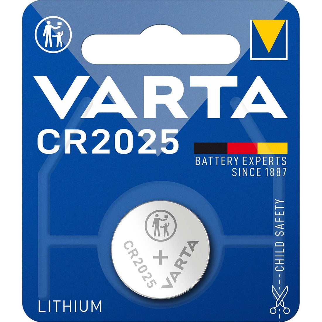 Litium Knappecellebatteri CR2025 3 V 1-Blister