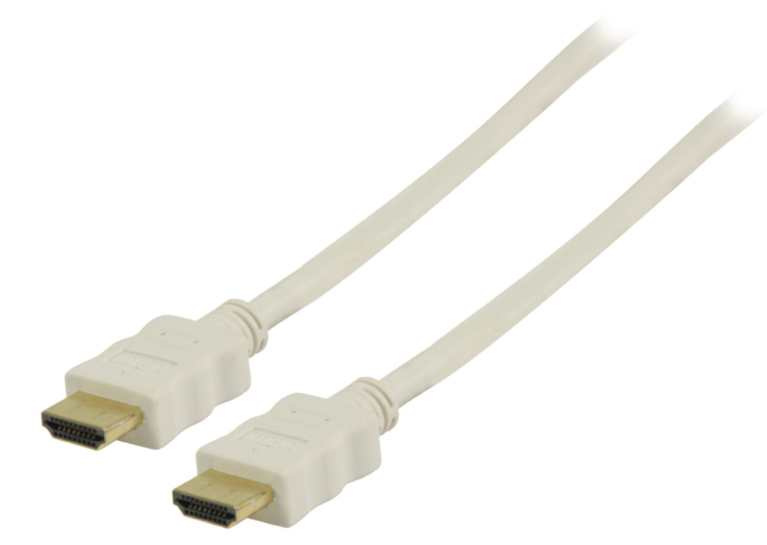 High Speed HDMI-Kabel med Ethernet 0.50 m Hvit