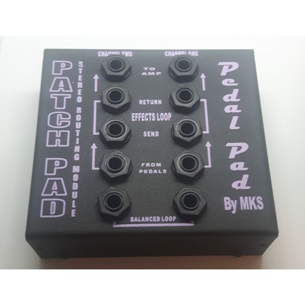 MKS Pedal Pad - Patch Pad - Stereo Routing Module
