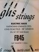 GHS FB45 SINGLE FLATWOUNDOUND BASS FB45. Streng.