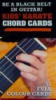 Guitar Flash cards kids karate chord cards