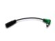 Diago PS03 Green Adaptor, 2,5 Angle Plug (Line 6) 