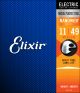 ELIXIR 12102 NANOWEB® ELECTRIC GUITAR Medium 11-49. Strenger til Elektrisk gitar.