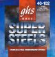 GHS 5ML-STB BASS. 5 STR SUPER STEELS MEDIUM LIGHT. STB44 STB63-STB98 STB121. Strengesett til elektrisk bass.