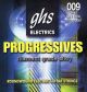 GHS PRXL EL GUITAR. PROGRESSIVES 009-PR42. Strengesett til elektrisk gitar.