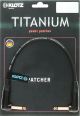 Klotz TI-RR TITANIUM patch cable angled jacks 0,2m